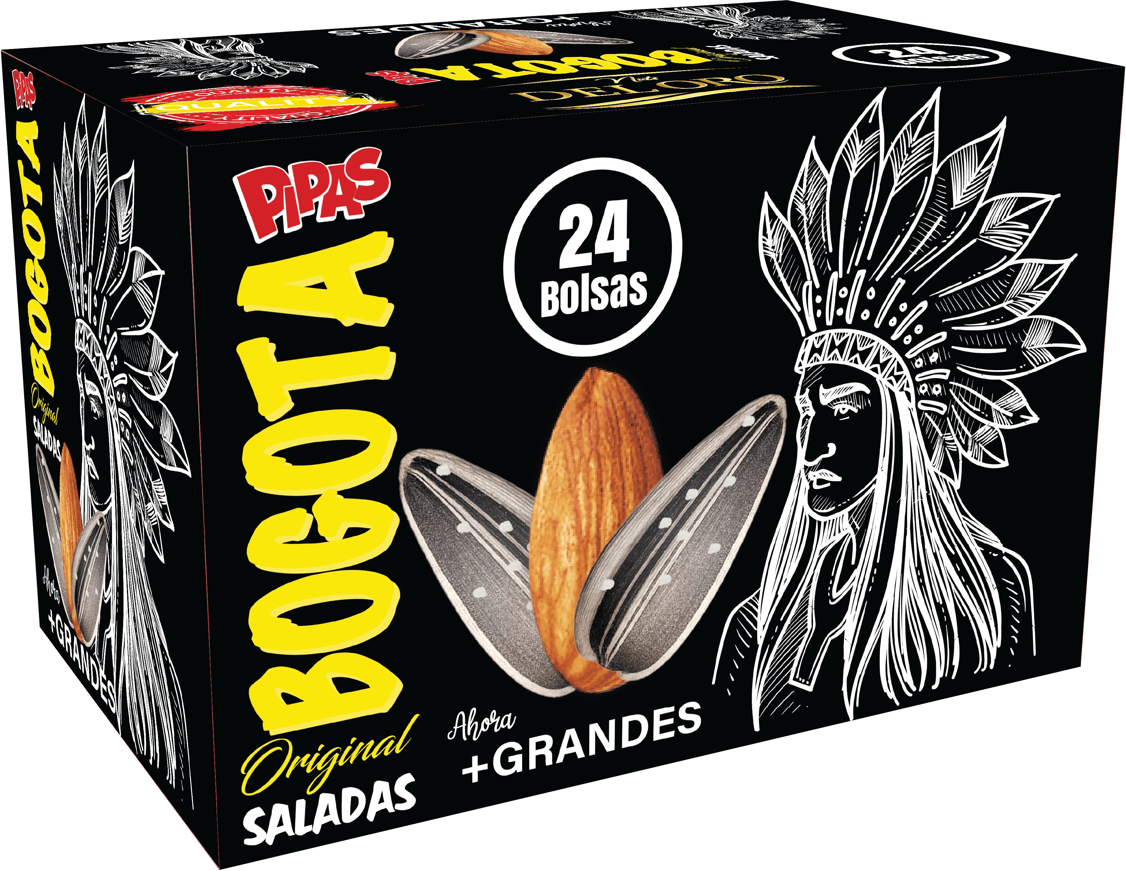 bogota black 80g con sal
