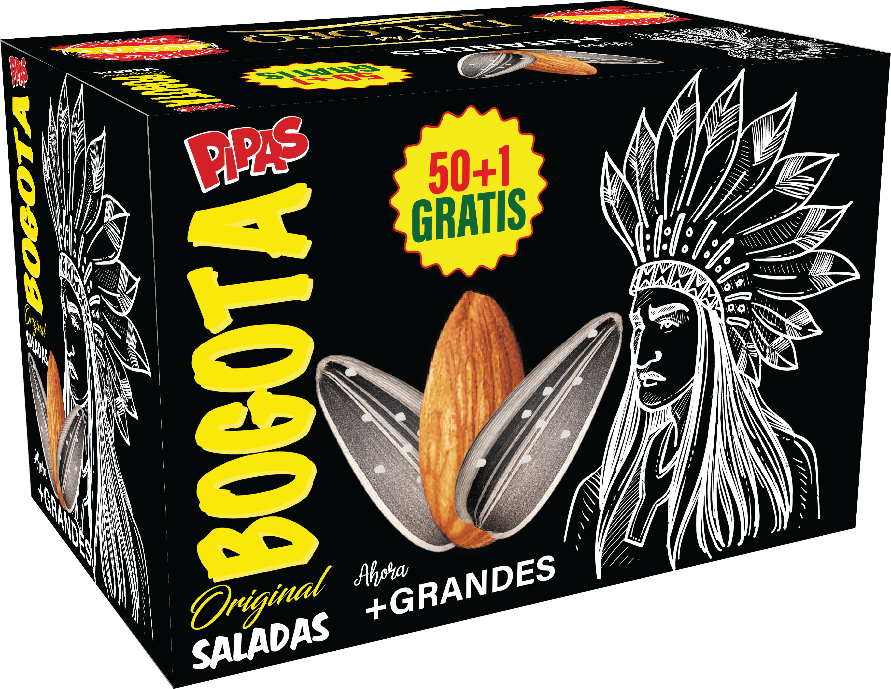 bogota black 26g con sal